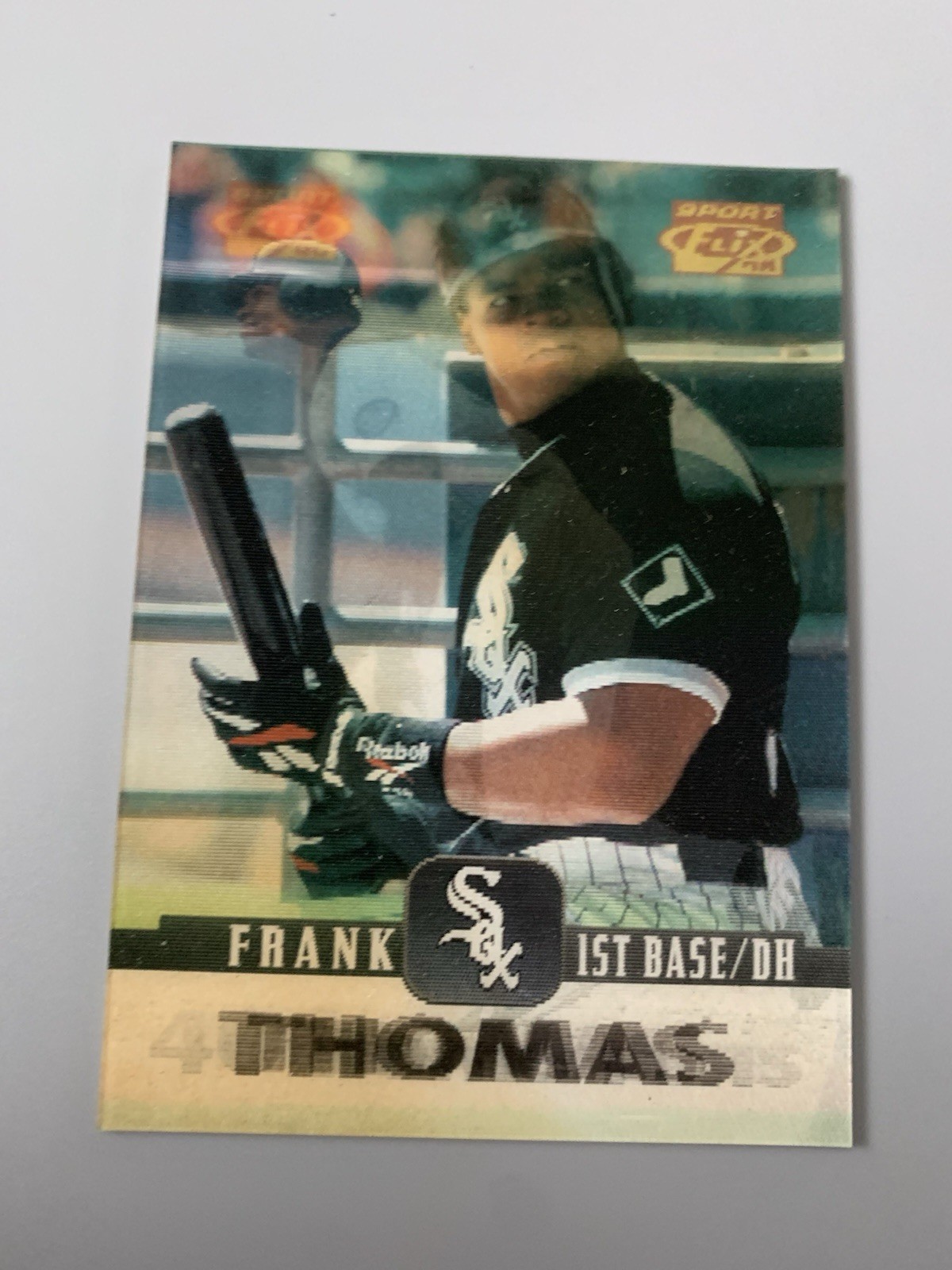 1999 Pinnacle Sportsflix Frank Thomas #13 Chicago White Sox