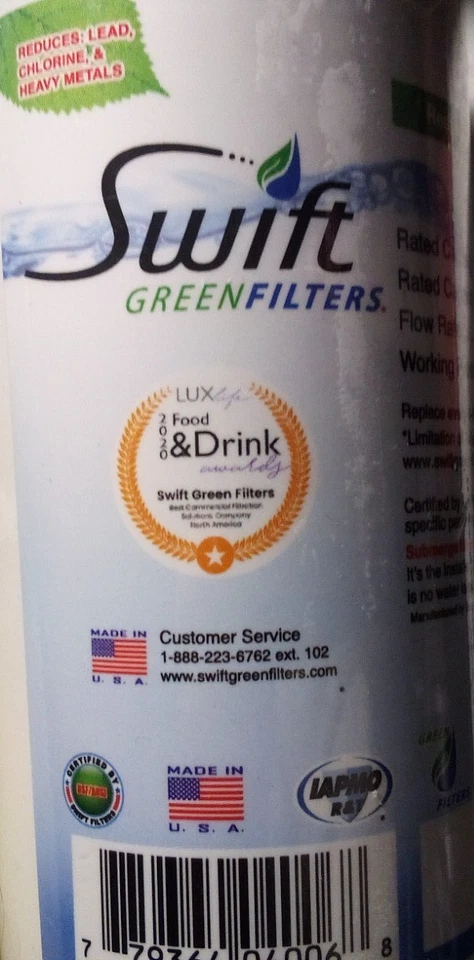Filtro de agua de repuesto Swift Green SGF-M9, se adapta a Maytag UKF8001, PuriClean II Foto 2 de 4