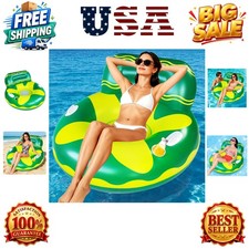 Pool Lounger Float for Adult, Float Hammock, mesh Bottom Pool Float, with Two...