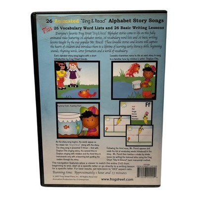 Sing & Read Alphabet Frog Street Live! DVD D4 | eBay