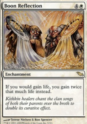 MTG Boon Reflection, Light Play, English Shadowmoor