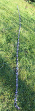 Galvanised Spiked Fencing Diamond Chain Link  approx 11 feet+ x 4 approx 13kg