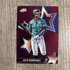 2025 Topps Cosmic Chrome Julio Rodriguez Red 1/5 Starfractor Case Hit Mariners!!