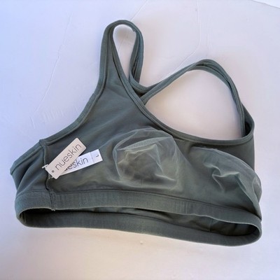 Nueskin Large Sports Bra, Green, NWT