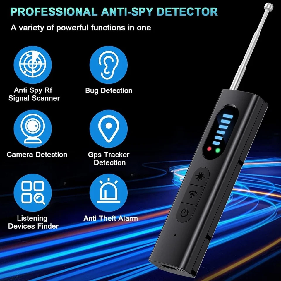 Anti-Spy Signal Detector Hidden Camera GSM Audio Bug Finder Scanner Tracker - Image 2 of 4