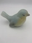 Fenton Sparkling Blue & White Glistening/Sparkling Bird - Signed