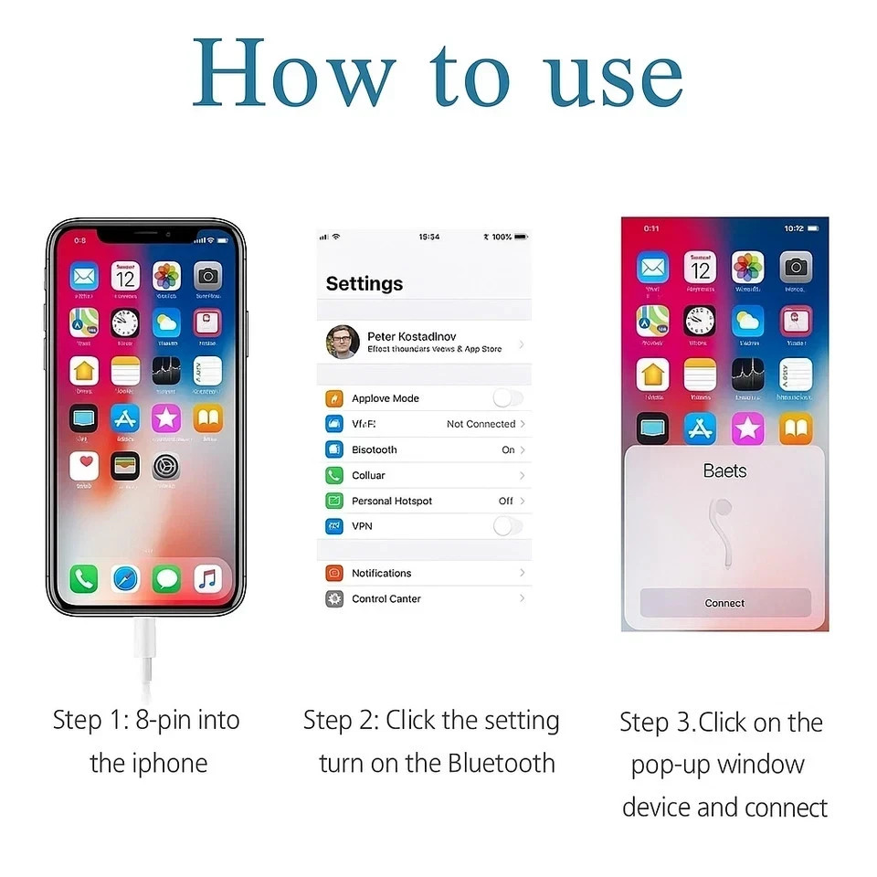 For iPhone Headphones Earbuds Wired Earphones For iPhone 14/13/12/11/X/XR/8/7/6 - Image 1