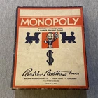 Vintage MONOPOLY Parker Brothers Board Game - Incomplete