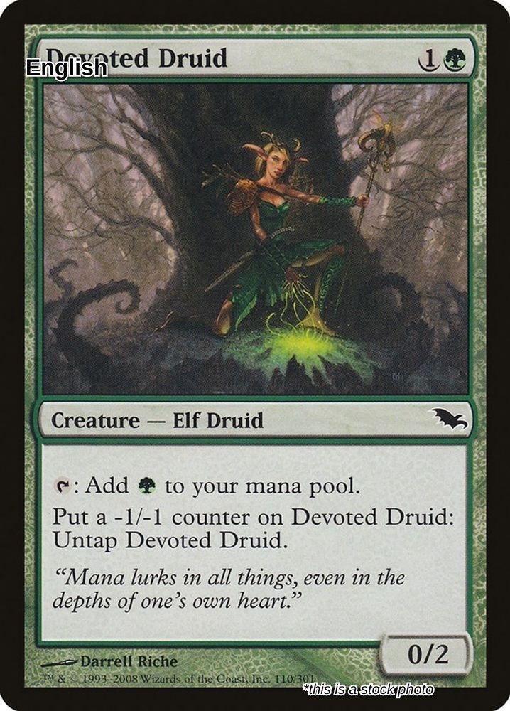 Devoted Druid SHM - LP TCG MTG