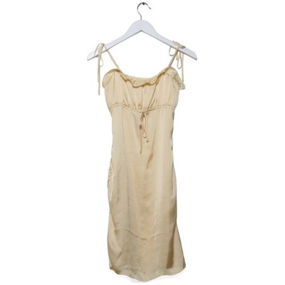 Hoss x NA-KD, Kleid, Größe: 34, Beige, Polyester, Einfarbig, Satin, Damen #u1m