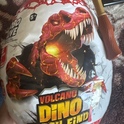 Zuru Robo Alive Volcano Dino Fossil Find 9'' Lights Roars w/ Sand & Slime!