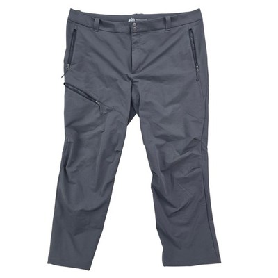 REI Co-op Activator V2 Soft-Shell Pants Mens 42x30 Gray Hiking Trekking Stretch