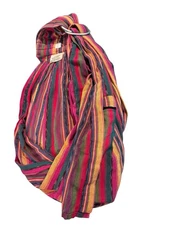 Maya Wrap Medium Baby Carrier Quetzal Ring Sling Multicolor Striped Cotton
