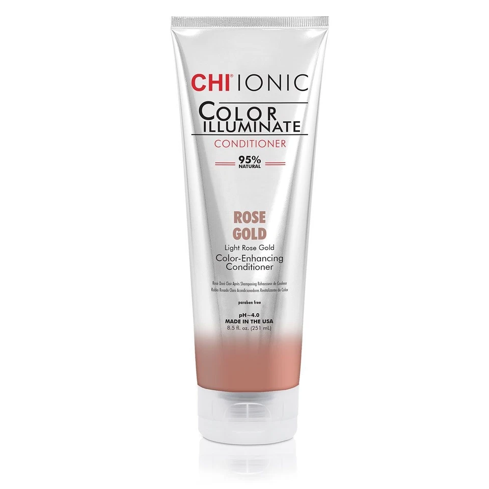 CHI Ionic Color Illuminate Color Enhancing Conditioner Rose Gold 8.5 oz - Image 4 of 4