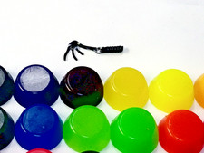 Chartreuse Tail/ U pick Body Color 2.75" GO-GO-GRUB Soft Plastic Fishing Lure
