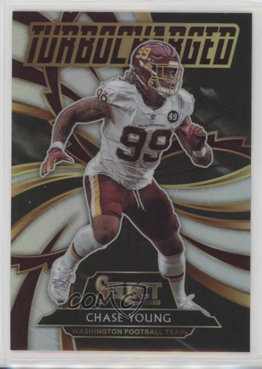 2020 Panini Select Turbocharged Silver Prizm Chase Young #T22 1j4c