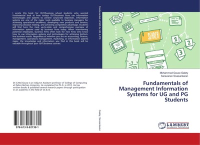 Fundamentals of Management Information Systems for UG and PG Students | Buch