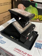 Polaroid SX-70 Land Camera Model 3, Black/Brown  skin need replace 