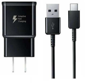 Fast Charging Adapter with 6Ft USB-C Cable For Samsung S10+/S20/S22+/Note 10/20