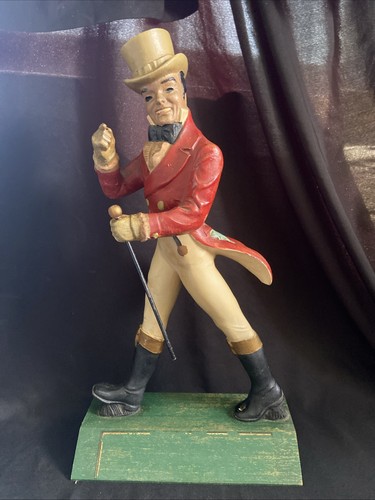 RARE 1940’s Johnny Walker Retro Figure Vintage Bar Display Decor Statue 14”