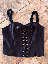 NWT TORRID NIGHTFALL CORSET BUSTIER SIZE 2X Deep black