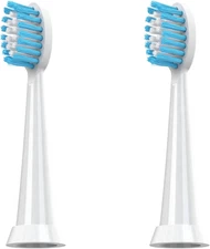 TAO Clean Umma Kids Sonic Toothbrush Replacement Brush Heads, Set of 2, Compatib