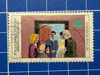 Germany 1981 Used Stamps Integration Of Foreign Working Families. L728 - Image 1 of 2