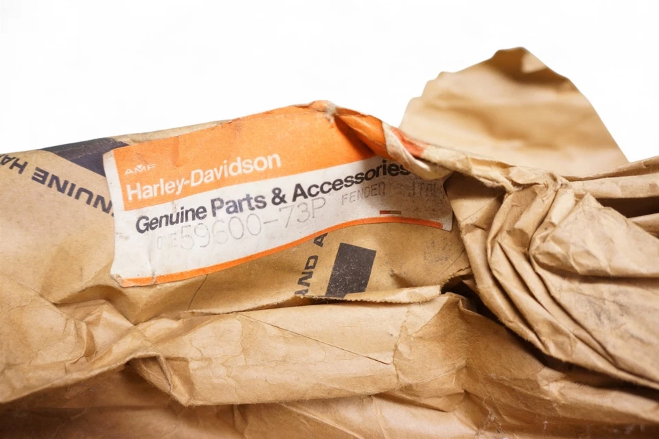 Guardabarros trasero cromado Harley Davidson Aermacchi Z90 AMF OEM *2805A 59600-73P Foto 2 de 4