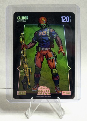 2026 Bo Jackson Battle Arena CALIBER `Caleb Williams` Glow Battle Foil Bears