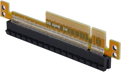 PCI-E Express 8X to 16X Extender Converter Riser Card Adapter Male to Female ...