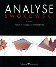 Livre Analyse - Swokowski De boeck Université 5eme Edition