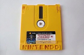 ZANAC/Pro wrestling FAMICOM DISK SYSTEM FCD Gamedisk and Box set tested-a1224-