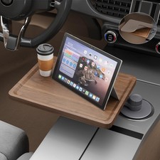 Car Tray Car Desk for Laptop with Anti-Slip Protective Mat, 360 Rotating W...