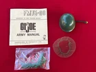 HASBRO 1964 GIJOE  Action Soldier Combat Helmet set. Mint Off card !1