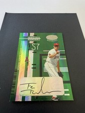 2005 Leaf Certified Materials Fransisco Rodriguez ANGELS Mirror Green AUTO #5/5!