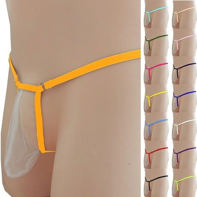 For Sleep Herren G String T-Back Slip Atmungsaktiv Hohe Elastizität Einfarbig