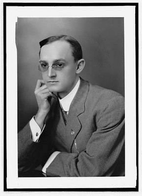Photo:Herbert E French Portrait Man with Glasses c1912 1930