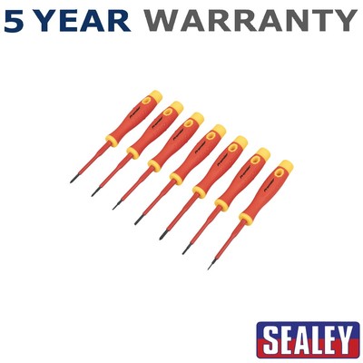 Sealey Premier Präzisions-Schraubendreher-Set 7-teilig VDE-geprüft AK61201