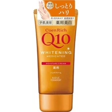 Kose Q10 Coen Rich Whitening Medicated Hand Cream - 4 Types 80g From Japan