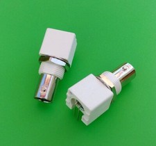  2 PCS Right Angle BNC Female Bulkhead PCB Mount Connector