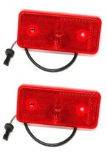 GENUINE Mercedes Benz 2002-2014 G Class Rear Red Side Marker Lights (SET)