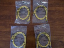 LOT OF 4 - 3 FOOT RJ45 Cat5e Ethernet Straight-Through Patch Network Cable