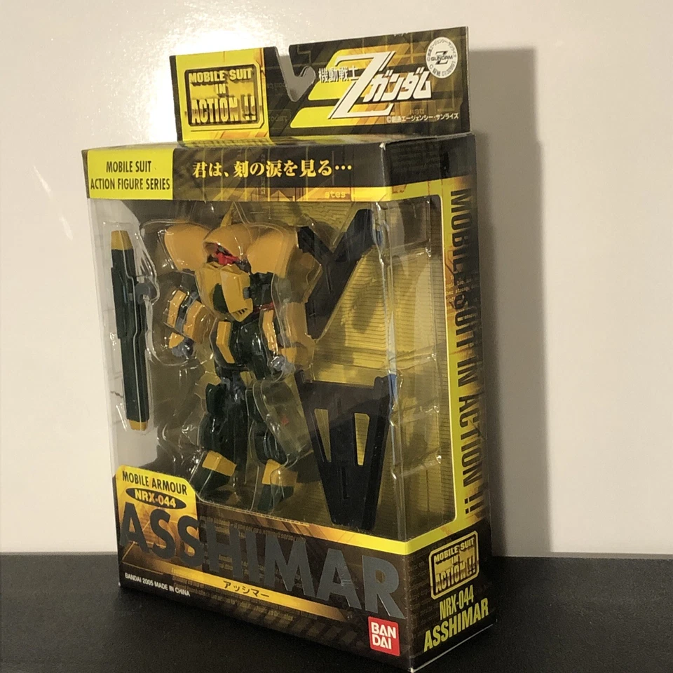 Asshimar Bandai Mobile Suit In Action Figura Zeta Z Gundam MSIA MIA Versión JP Foto 2 de 4