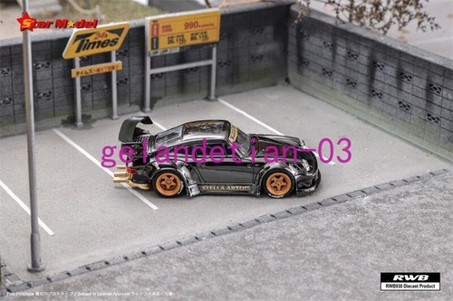 Star Model 1:64 Rauh-Welt RWB930 GT Chrome Stella Artois Diecast Model Car - 第 3/7 張圖片