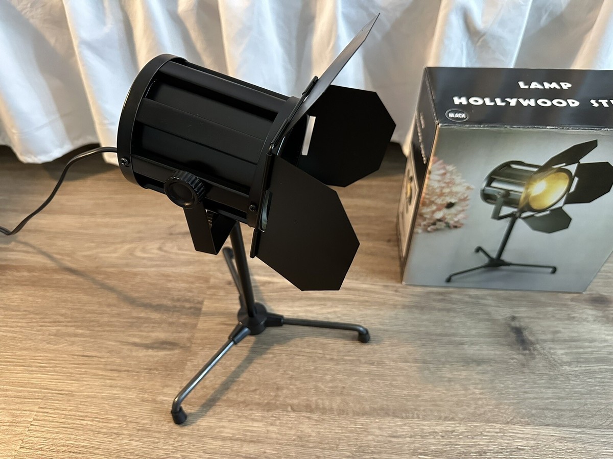 Rare Vintage Warner Bros. Studio Hollywood Mini Stage Desk Lamp