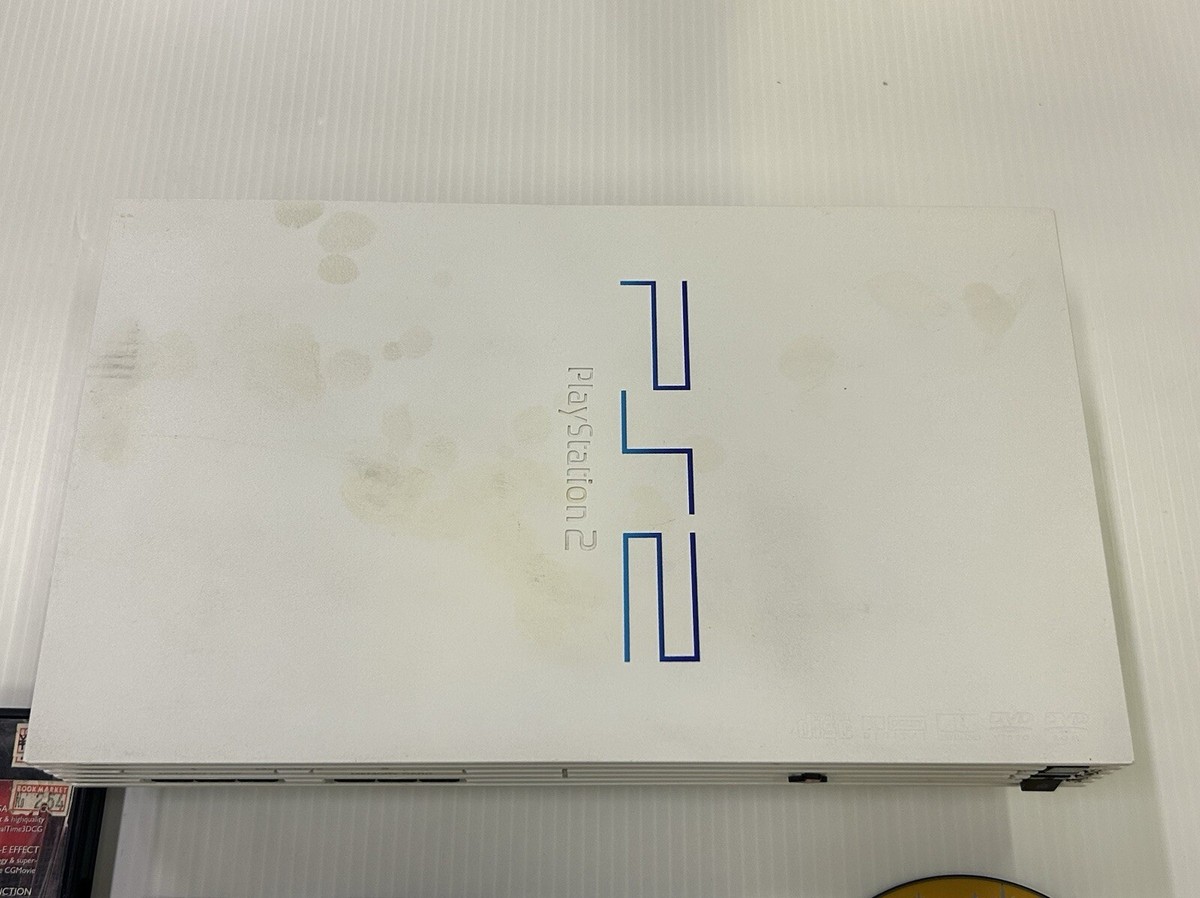 SCHPH-50000 Sony PS2 Playstation 2 Ceramic White Fat Console Japan