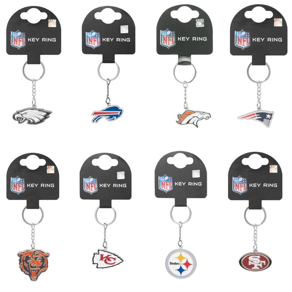 NFL American Football Mannschaften Fan Artikel Wappen Schlüsselanhänger neu