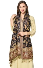 Pure Cashmere Winter Throw Pashmina Shawl Long Large Soft Wool Wrap Warm Blue