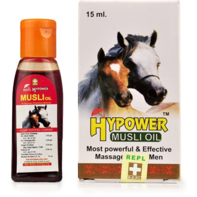 REPL Hypower Musli Oil 15ml Premium Massage Oil for Men Buy 3 Get 1 Free
