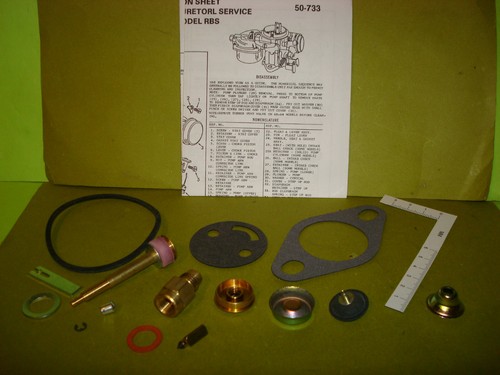 REBUILD KIT FOR CARTER 1 BARREL RBS CARBURETOR AMERICAN MOTORS 1969 W ...